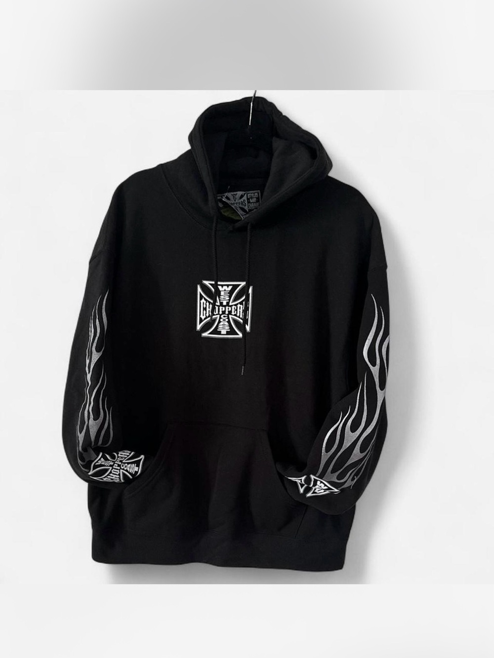 West Coast Choppers Flame Hoodie New M